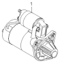 Diagram for Kia Sephia Starter Motor - 0K24118400C