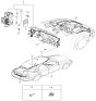 Diagram for 2004 Kia Spectra Relay Block - 0K2A366730