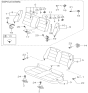 Diagram for Kia Sephia Seat Cushion - 0K2AR5720096