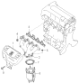 Diagram for Kia Exhaust Manifold Gasket - 0K2AA13460