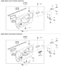 Diagram for 2000 Kia Spectra Weather Strip - 0K2A159821