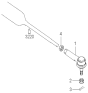 Diagram for Kia Spectra Tie Rod End - 0K9A232280