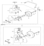 Diagram for Kia Brake Fluid Level Sensor - 0K2A149540A