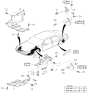 Diagram for 1998 Kia Sephia Wheelhouse - 0K2A156131A
