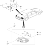 Diagram for Kia Sephia Fog Light Bulb - M997013210