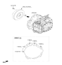 Diagram for 2025 Kia Telluride Transmission Assembly - 450004GBH0