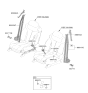 Diagram for 2021 Kia Telluride Seat Belt - 88820S9500LBR