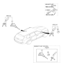 Diagram for 2020 Kia Telluride Door Lock Cylinder - 81970S9A00