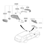 Diagram for 2025 Kia Telluride Side Marker Light - 87624S9000