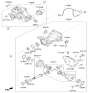 Diagram for 2025 Kia Telluride Differential - 530004G500