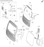 Diagram for Kia Telluride Door Handle - 81751S9000LBR