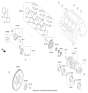 Diagram for 2025 Kia Telluride Flywheel - 232003L050