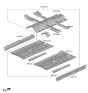 Diagram for Kia K4 Floor Pan - 65100GG000