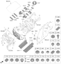 Diagram for Kia K4 Dash Panels - 84120GG000