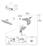 Diagram for Kia K4 Tail Light - 92402GG010