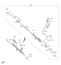 Diagram for Kia K4 Steering Gear Box - 56500GG000