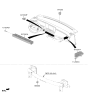 Diagram for Kia K4 A/C Switch - 97250GG300RBQ