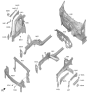 Diagram for Kia K4 Dash Panels - 64300GG000