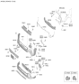 Diagram for Kia K4 Bumper - 86510GG000