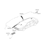 Diagram for Kia K4 Antenna - 96210GG500SWP