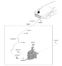 Diagram for Kia K4 Washer Reservoir - 98610GG010