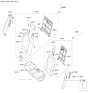 Diagram for Kia K4 Armrest - 89900GG600D3R