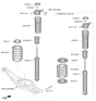 Diagram for Kia K4 Bump Stop - 55326AAAA0