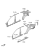 Diagram for Kia K4 Fuel Filler Housing - 71531GG000