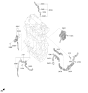 Diagram for Kia K4 Cooling Hose - 254802J000