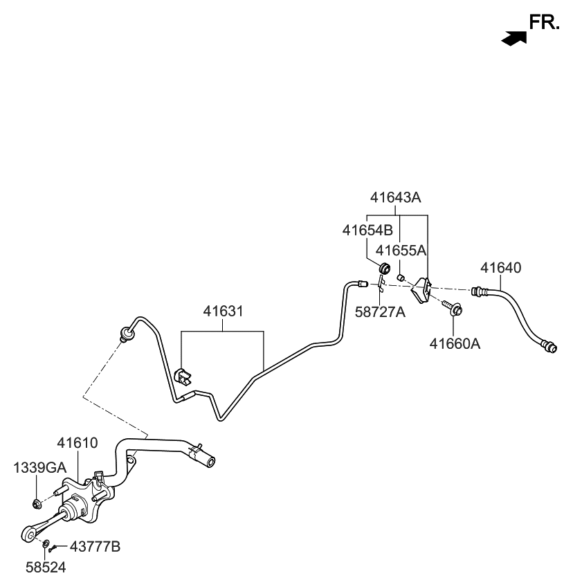 2016 Kia Rio Clutch Master Cylinder Kia Parts Now