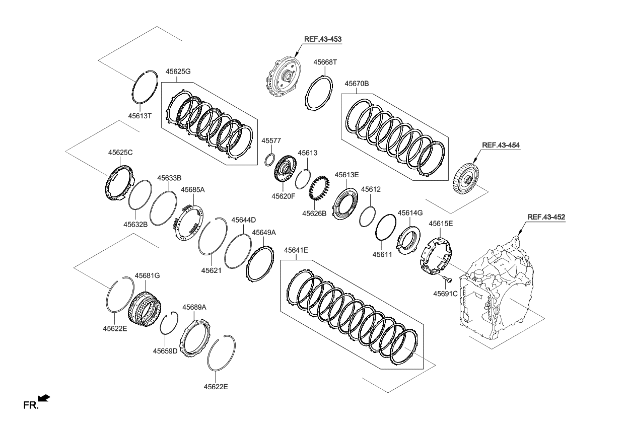 2019 Kia Optima Hybrid Transaxle BrakeAuto Kia Parts Now
