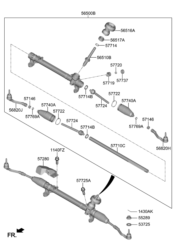 2019 Kia Optima Hybrid Power Steering Gear Box Kia Parts Now