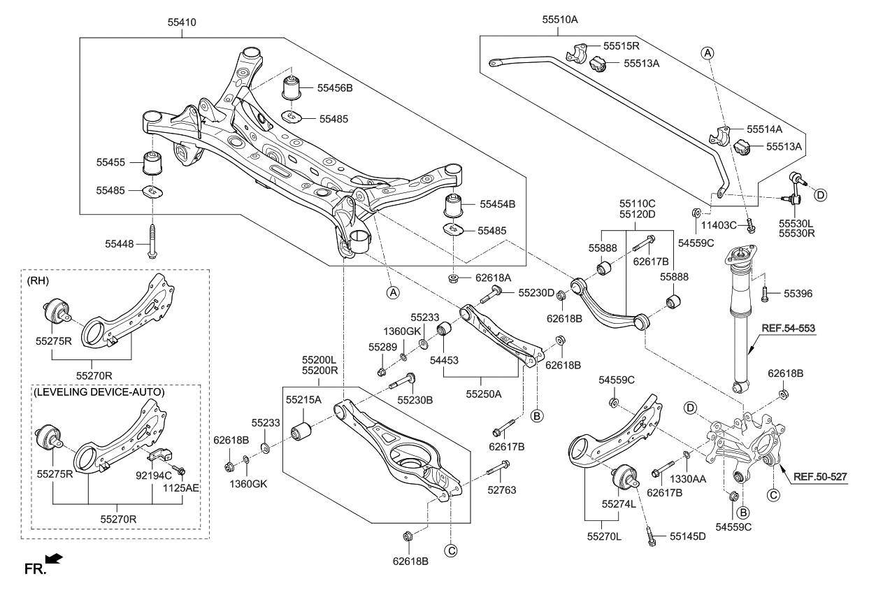 2019 Kia Optima Hybrid Rear Suspension Control Arm