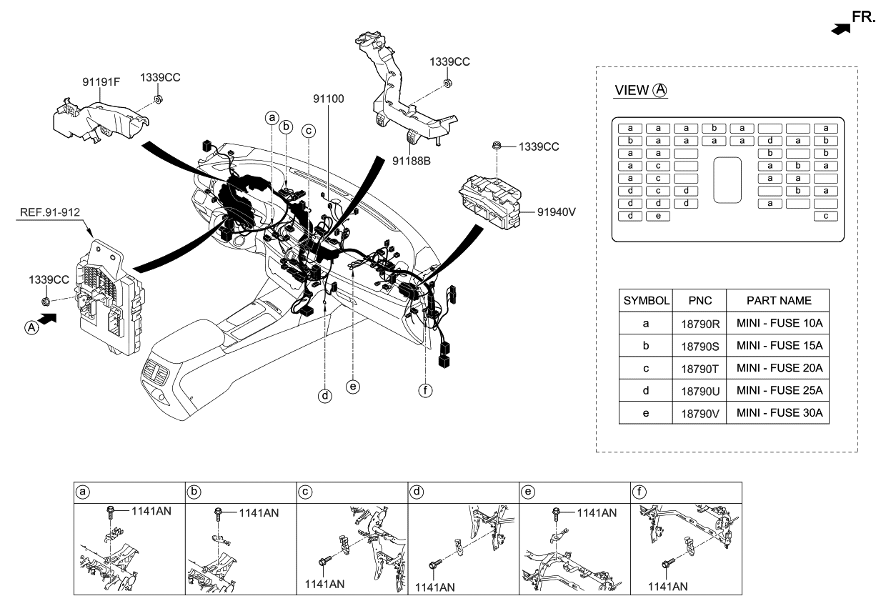 2019 Kia Optima Hybrid Main Wiring - Kia Parts Now