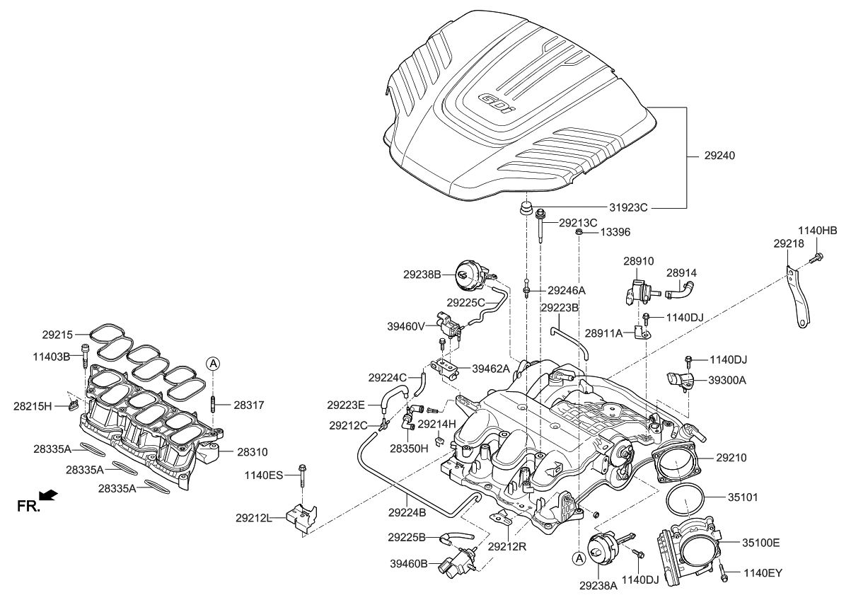 2015 Kia Sorento Intake Manifold - Kia Parts Now