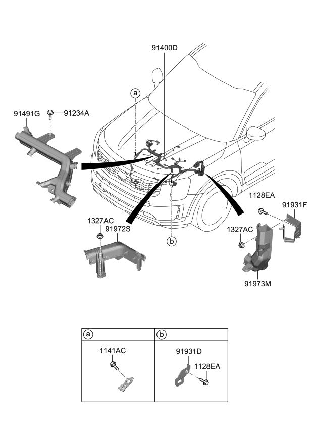 2020 Kia Telluride Control Wiring Kia Parts Now