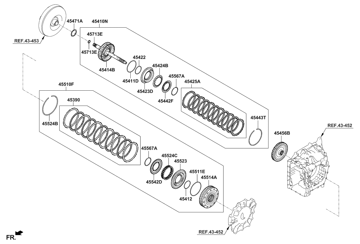 2017 Kia Forte Transaxle Clutch-Auto