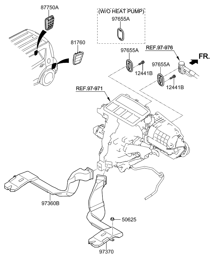 2017 Kia Soul EV Heater SystemDuct & Hose Kia Parts Now