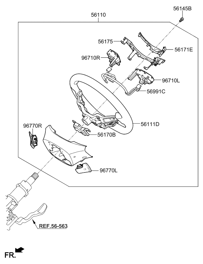 2020 Kia Niro EV Steering Wheel Kia Parts Now