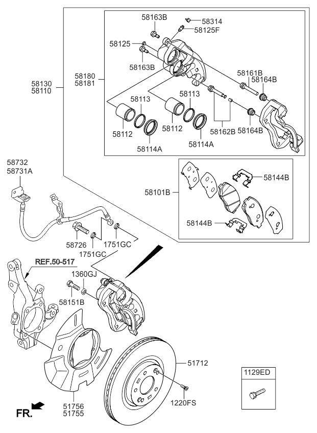 2013 Kia Sorento BrakeFront Wheel Kia Parts Now