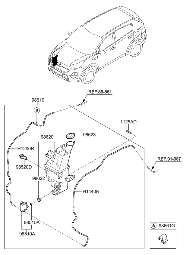 2020 Kia Sportage Windshield Washer Kia Parts Now