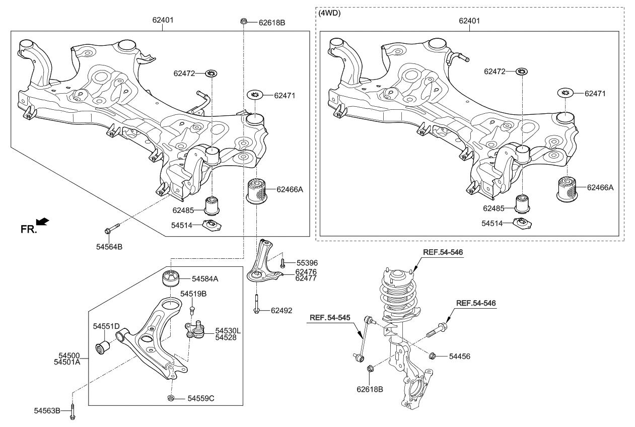 2020 Kia Sportage Front Suspension Crossmember Kia Parts Now
