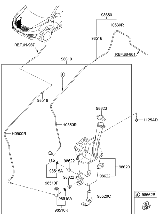 2014 Kia Sportage Windshield Washer Kia Parts Now