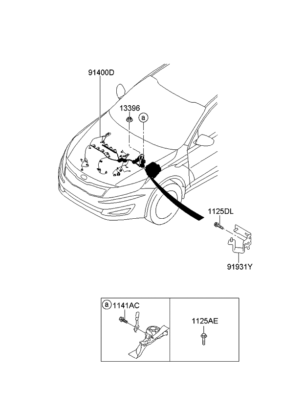 2011 Kia Optima US Georgia Made Control Wiring - Kia Parts Now