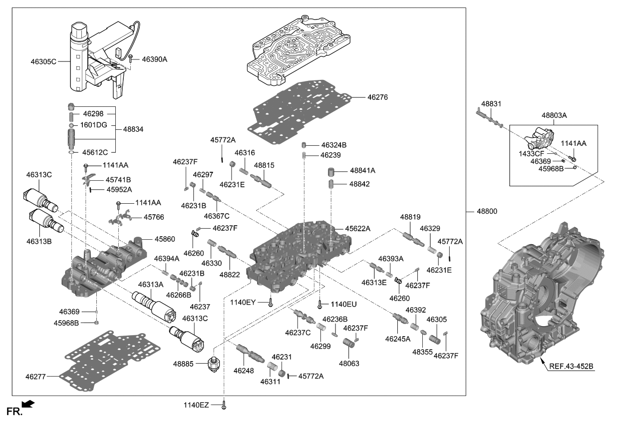 2019 Kia Forte Transmission Valve Body Kia Parts Now