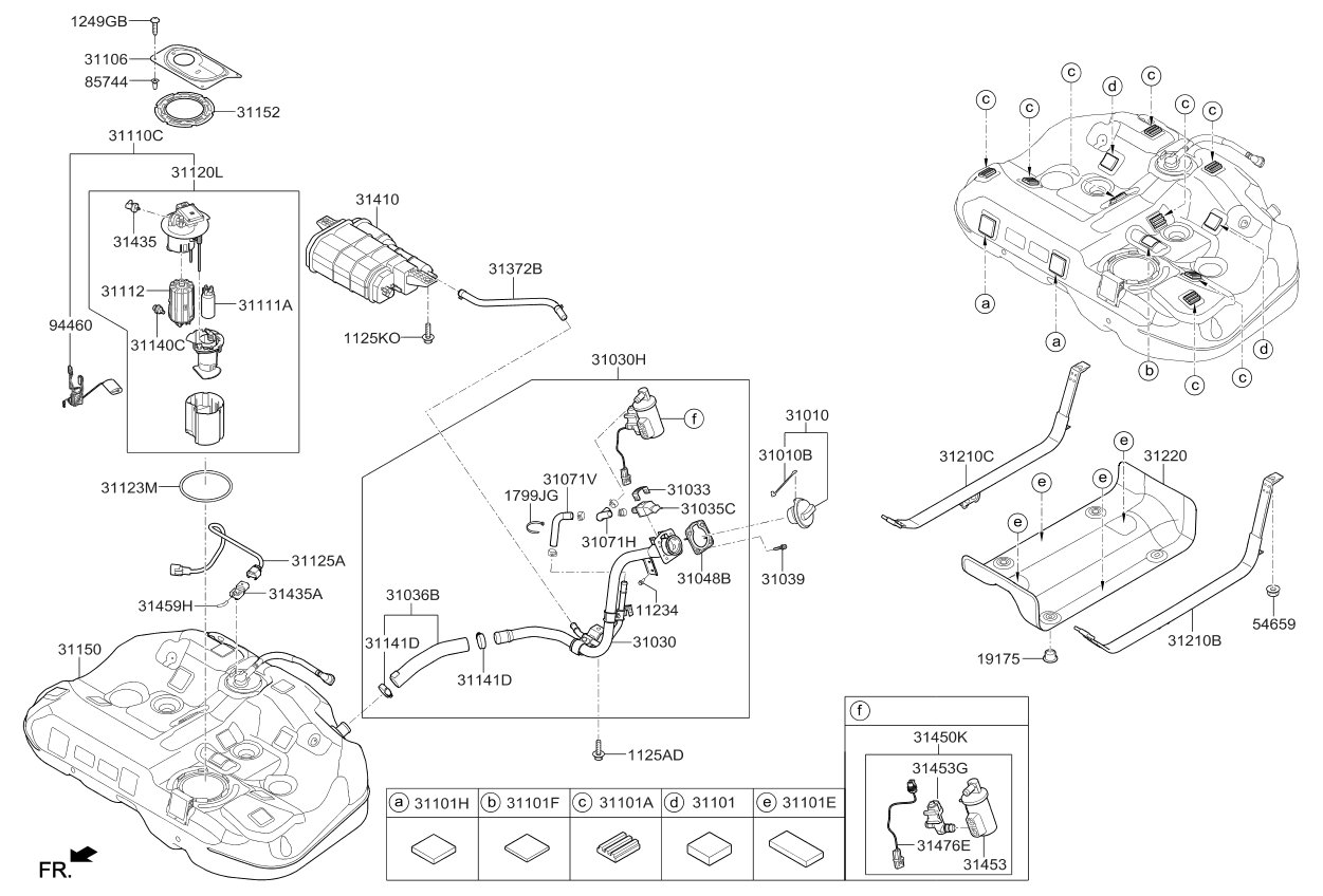 2016 Kia Optima Fuel System Kia Parts Now