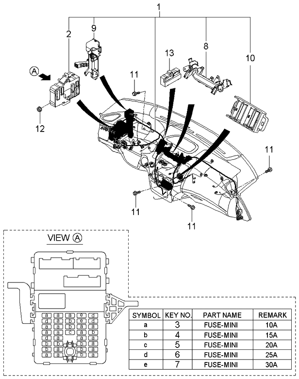 2006 Kia Optima Produced Before SEP.2006 Main Wiring