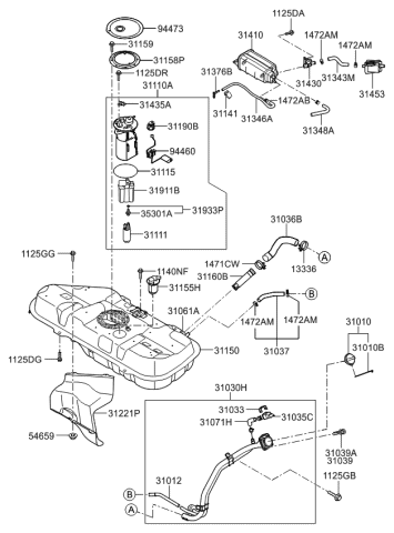 Wiring Diagram Kia Soul 2011 Fuel from www.kiapartsnow.com