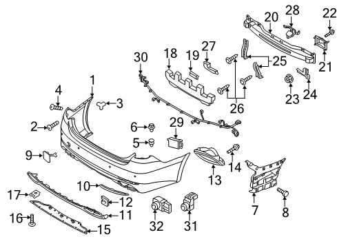 Wiring Harness-BWS Extension Diagram for 918903T020
