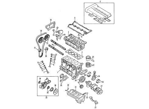 211002Y010 Kia Block Assembly-Cylinder